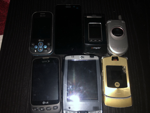 some of my older phones. (2021)