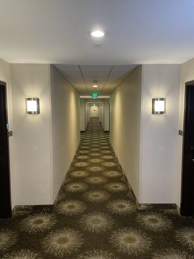 Long hallway (Anaheim CA; December 3rd, 2024)